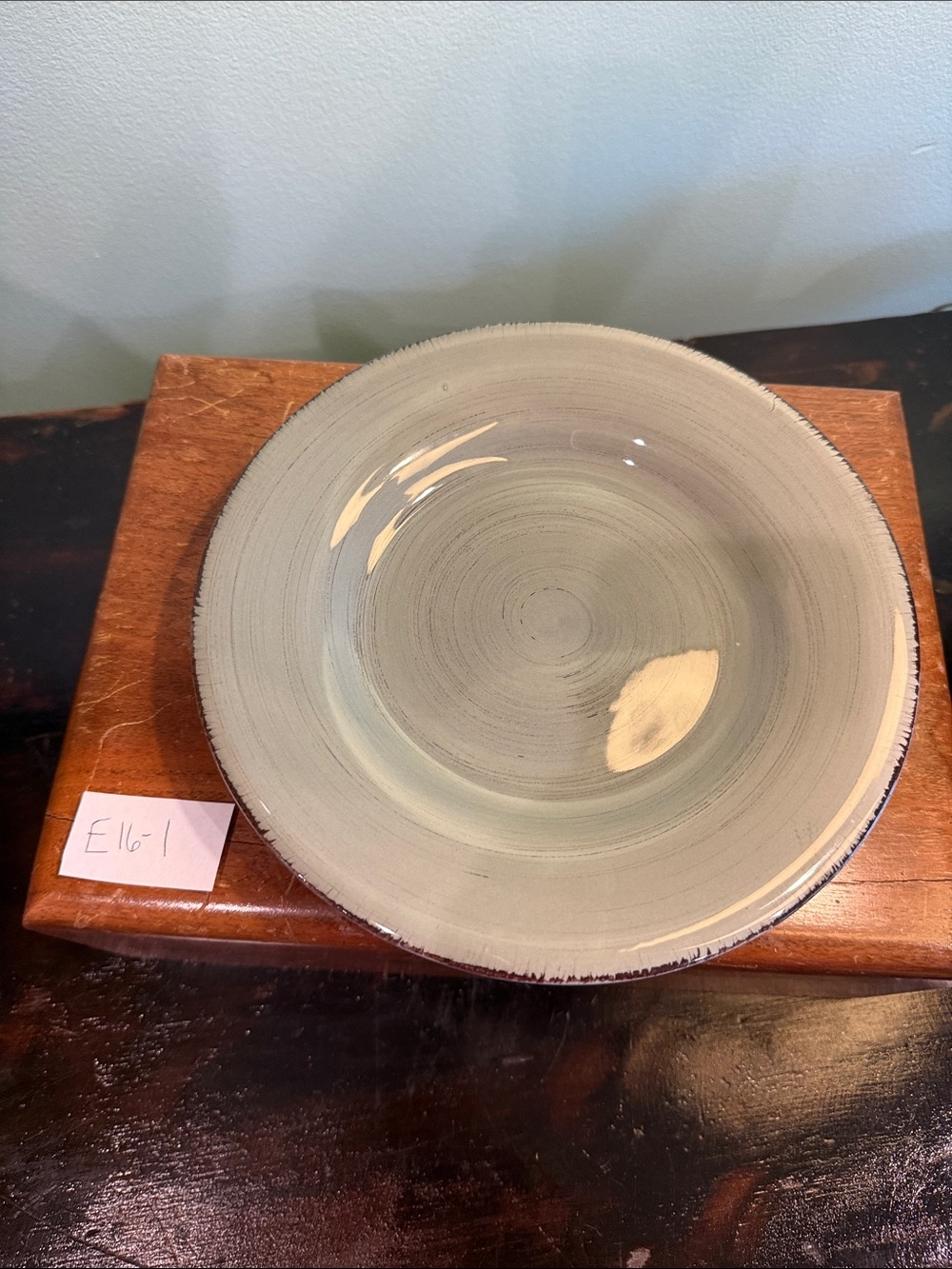 Great condition Sonoma Slate Blue Collection by TAG Ltd, Salad Plate